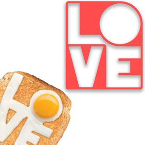 Форма для яичницы Люблю тебя Fry Love You