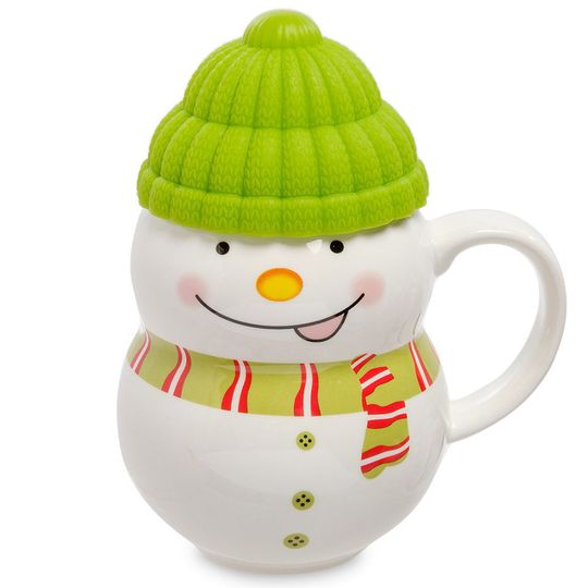Кружка Снеговик (Зеленый) Кружка Снеговик (Зеленый)