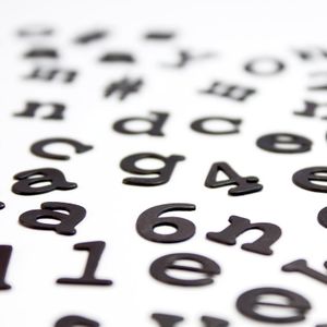 Набор магнитов Алфавит Alphabet