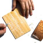 Деревянная открытка Carve your own