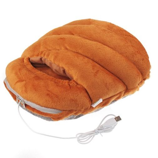 Тапок с подогревом от USB Батон Хлеба Тапок с подогревом от USB Батон Хлеба