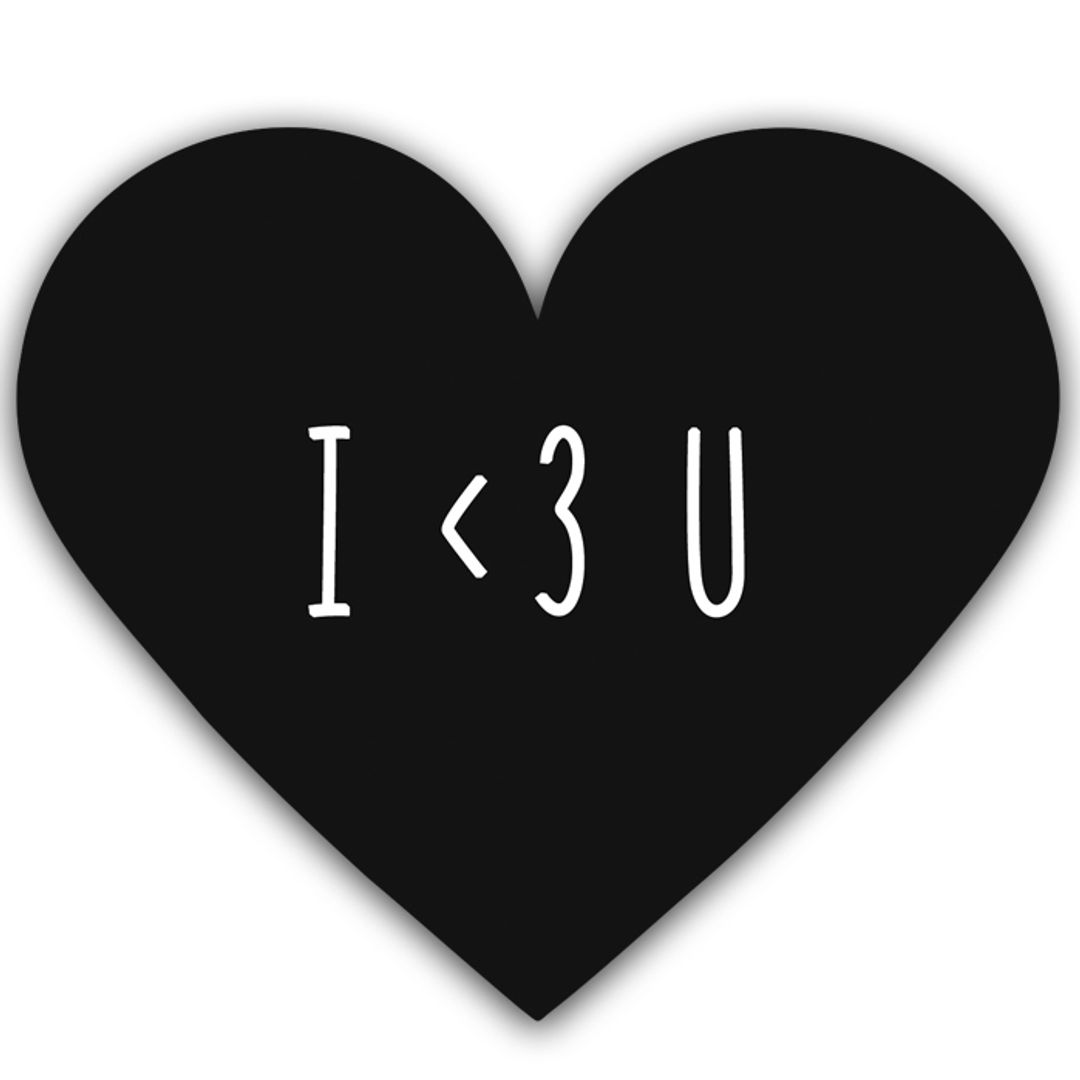 Валентинка I love U Валентинка I love U