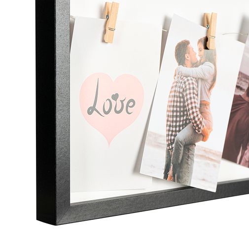 Рамка для фотографий с подсветкой Everyday (22х38 см, черная) Рамка для фотографий с подсветкой Everyday (22х38 см, черная)