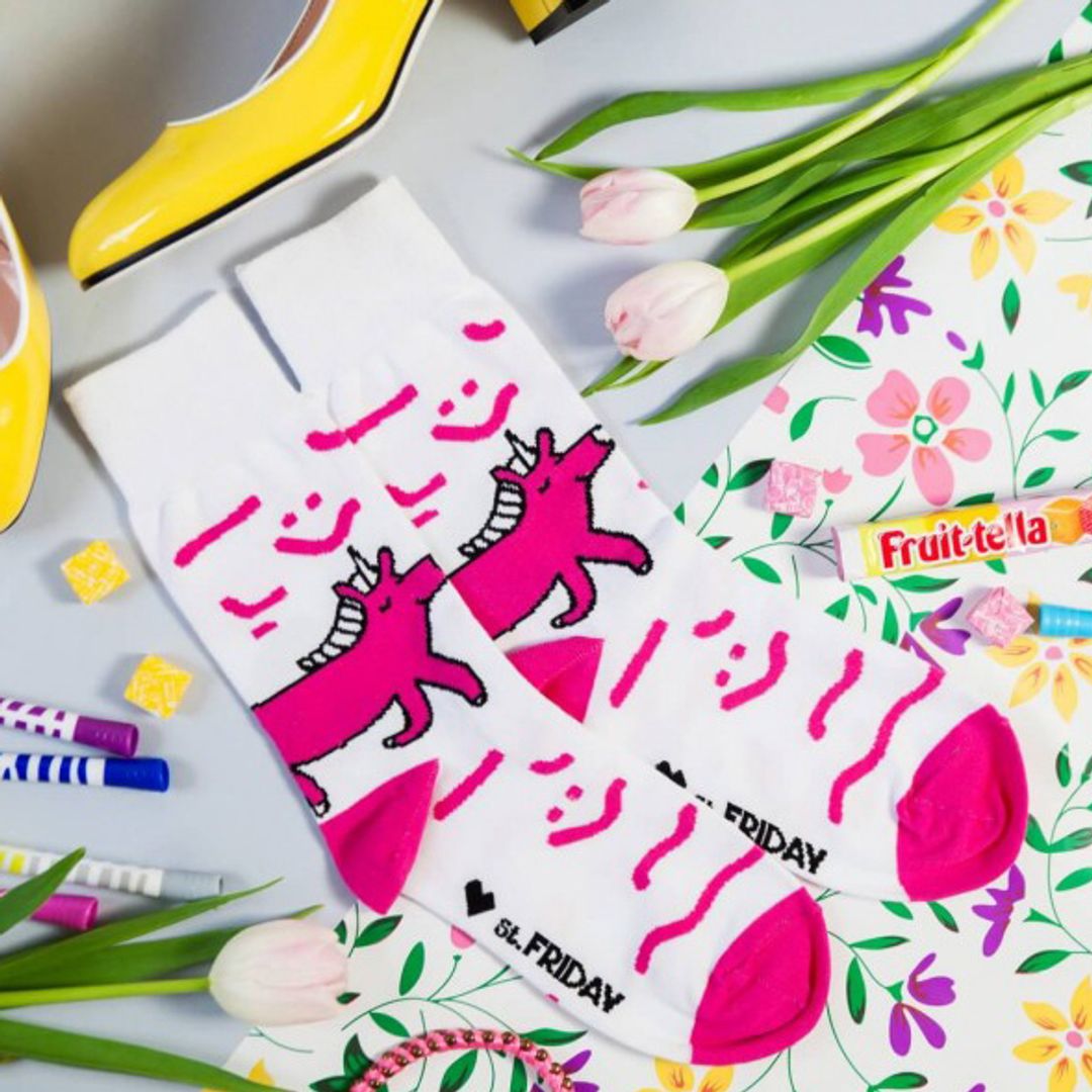 Носки Счастливый единорог