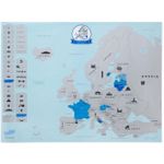 Скретч-карта Европы (на английском)