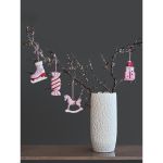 Набор ёлочных украшений Pink fairytale из коллекции New Year Essential, 4 шт.