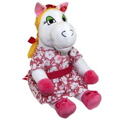 Музыкальная игрушка Белая лошадка