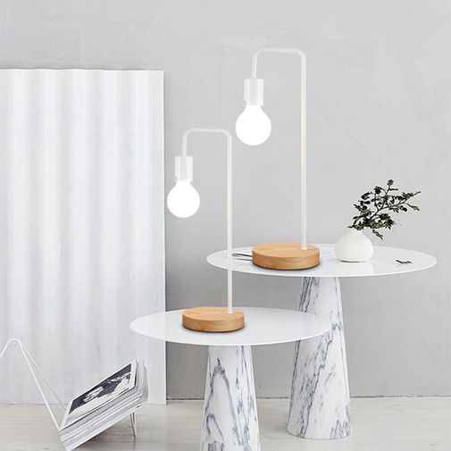 Светильник Лампа на деревянной подставке Светильник Лампа на деревянной подставке