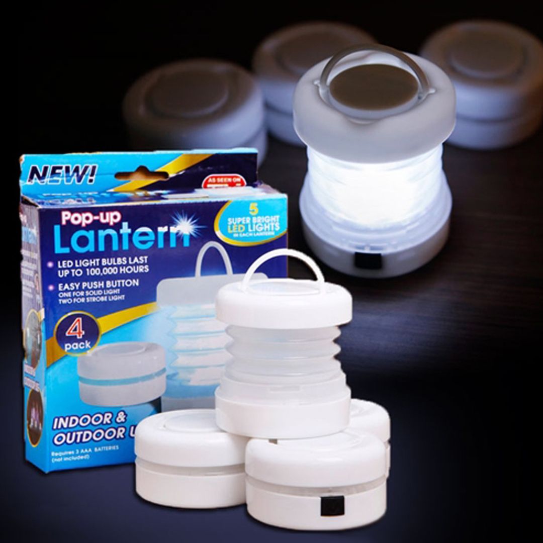 Портативный складной фонарь Pop-up Lantern (2 шт)