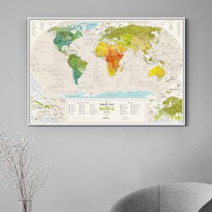 Скретч-карта мира Travel Map Geograghy World (на английском)