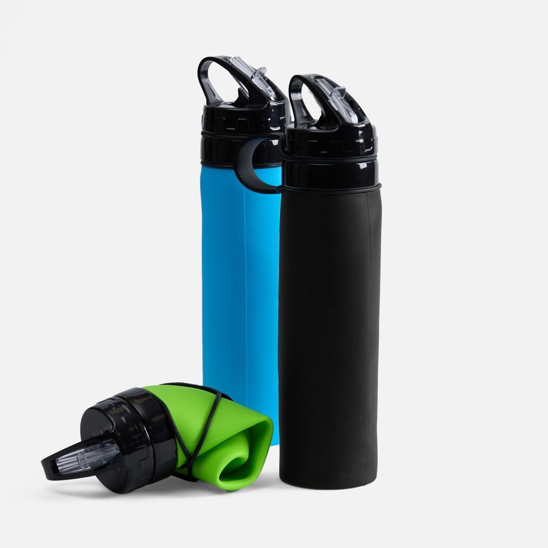 Складная бутылка для воды Langfossen (Черная)