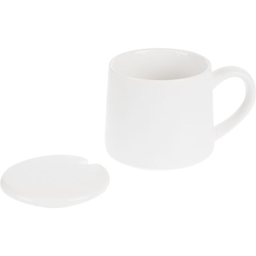 Кружка с подогревом и беспроводной зарядкой Dual Base Matt (Белая)