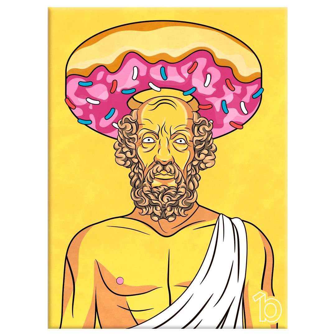 Обложка для паспорта Bumaga Donut God