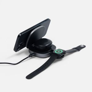 Складная станция беспроводной зарядки flowPad (серый) Складная станция беспроводной зарядки flowPad (серый)