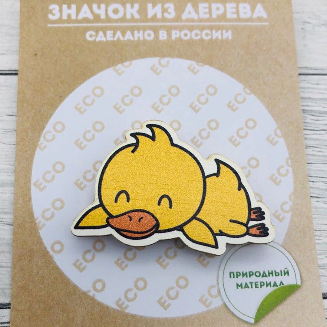 Значок Утка Значок Утка