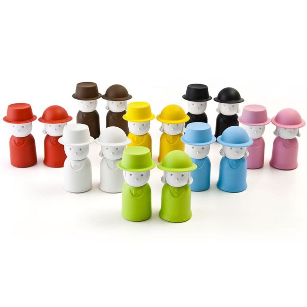 Солонка и перечница Mrs. Salt & Mr. Pepper Разные цвета