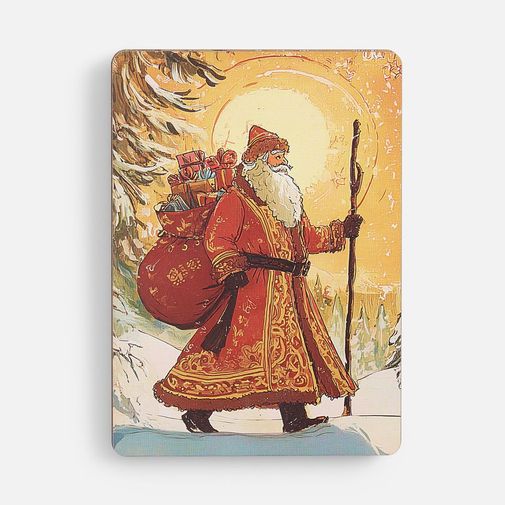 Пазл фигурный Дед Мороз Пазл фигурный Дед Мороз