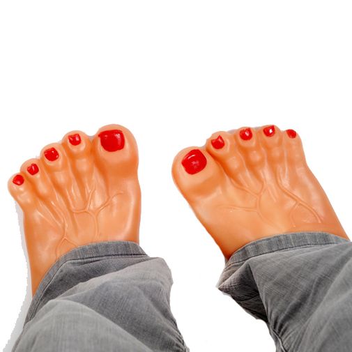 Тапочки Человеческие ноги Тапочки Человеческие ноги