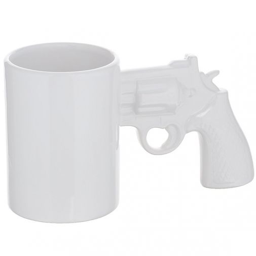 Кружка Револьвер (Белый)