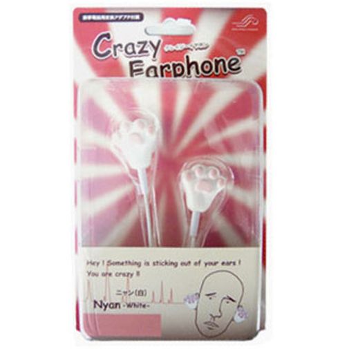 Crazy Earphones Наушники Кошачьи лапки