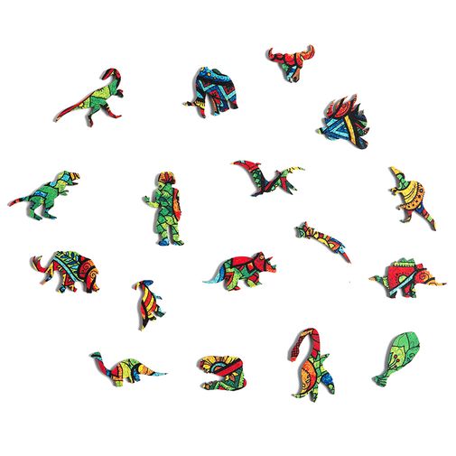 Деревянный пазл Puzzlewood Трицератопс