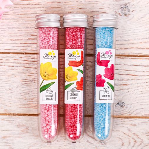 Жемчуг для ванн Для тебя (3 флакона по 30 г) Жемчуг для ванн Для тебя (3 флакона по 30 г)