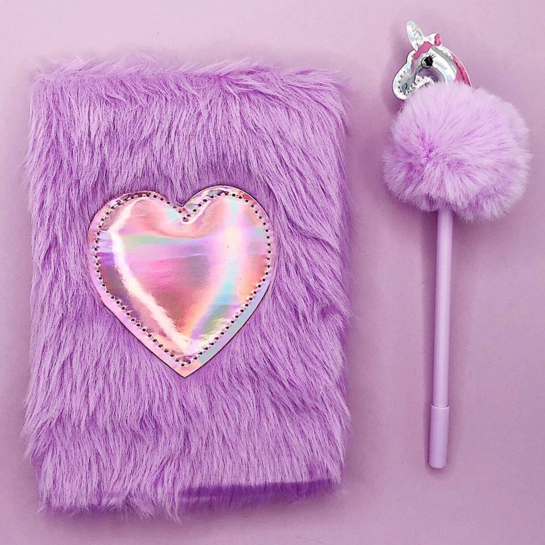 Блокнот плюшевый Purple heart Блокнот плюшевый Purple heart