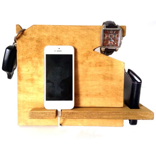 Подставка-органайзер для гаджетов Masterded (Дуб) Эко-держатель для техники Подставка-органайзер для гаджетов Masterded (Дуб) Эко-держатель для техники