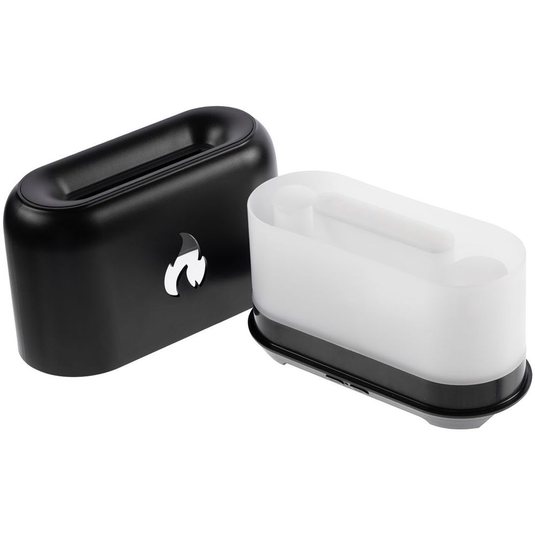 Увлажнитель-ароматизатор Fire Flick с имитацией пламени (Черный) Увлажнитель-ароматизатор Fire Flick с имитацией пламени (Черный)