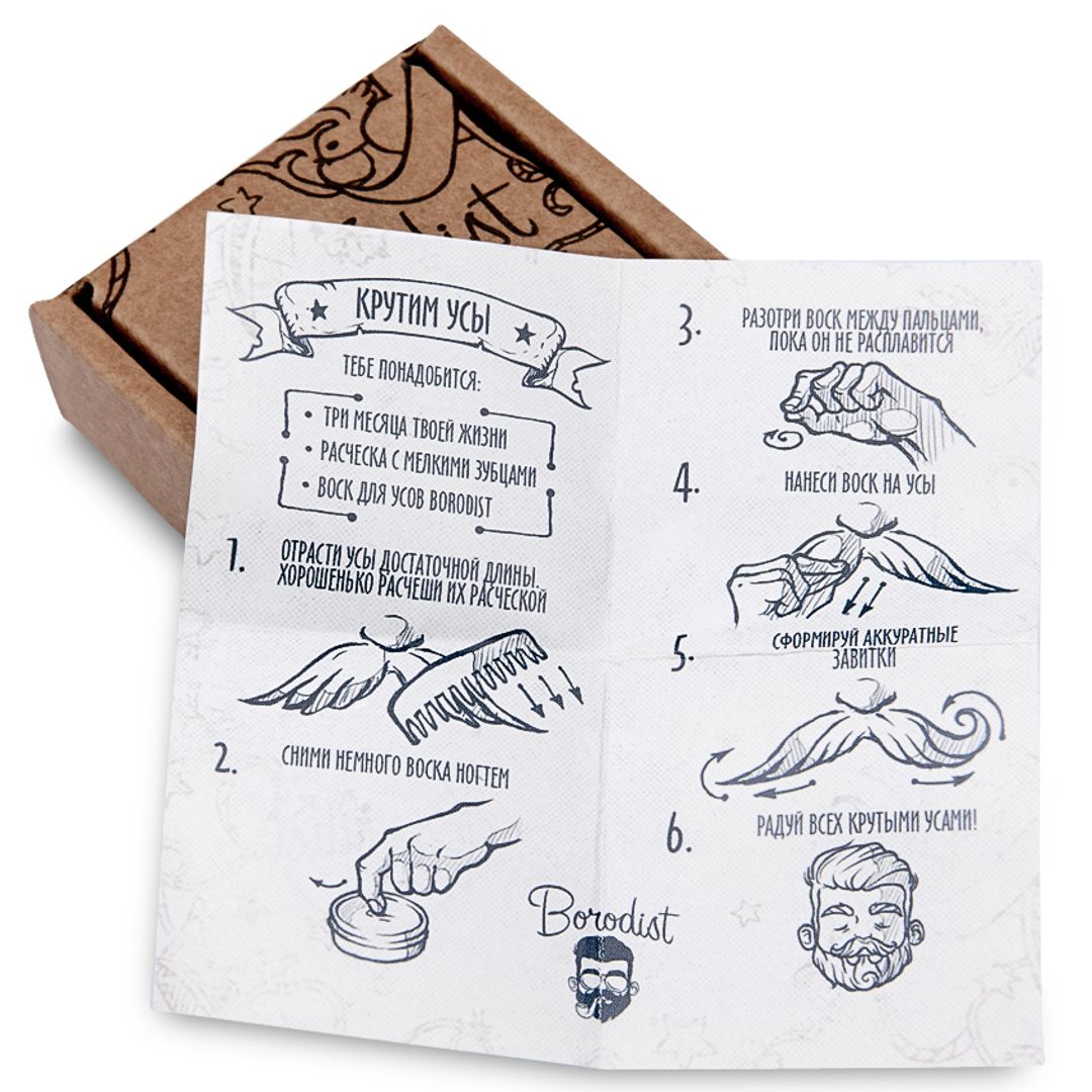 Воск для усов Borodist