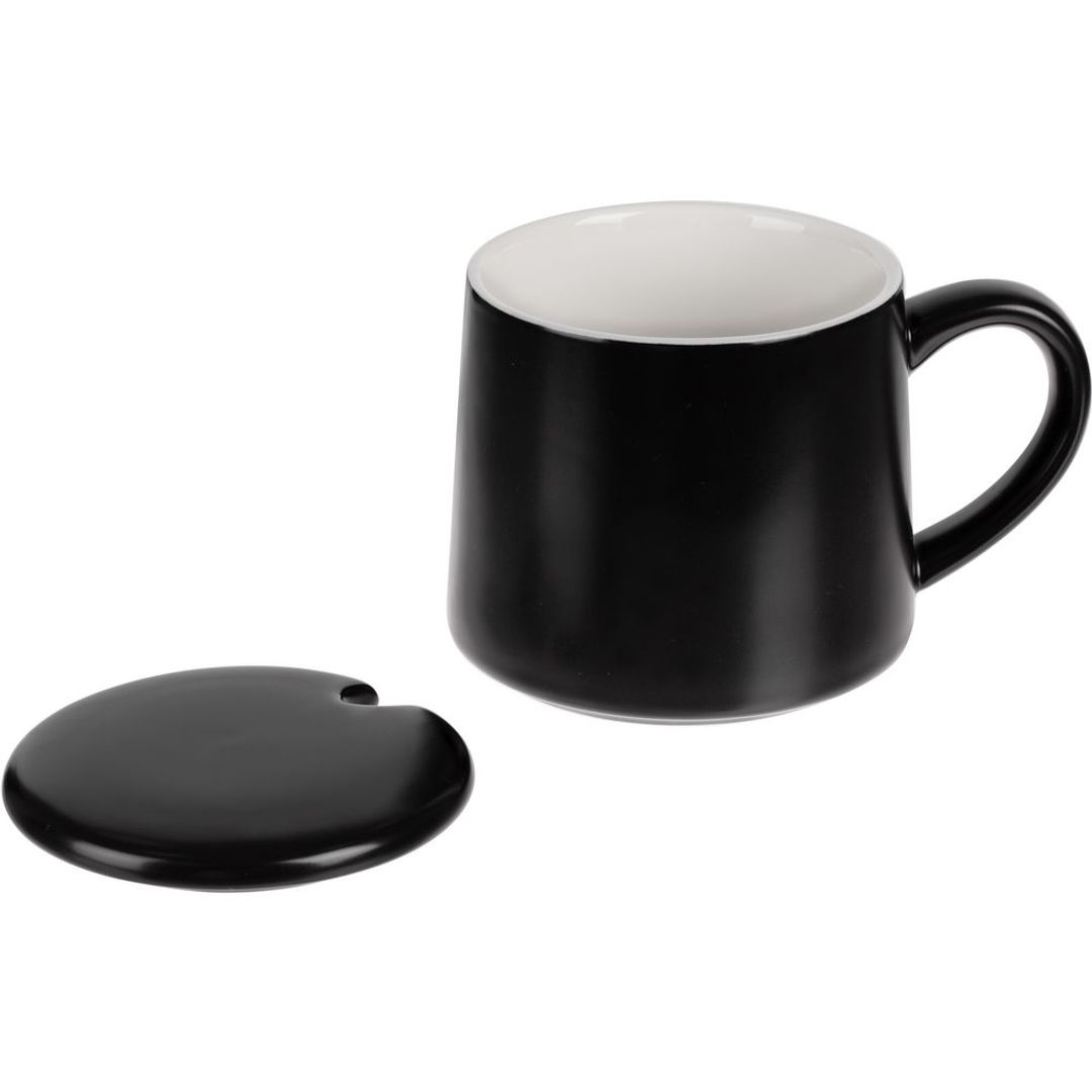 Кружка с подогревом и беспроводной зарядкой Dual Base Matt (Черная) Кружка с подогревом и беспроводной зарядкой Dual Base Matt (Черная)