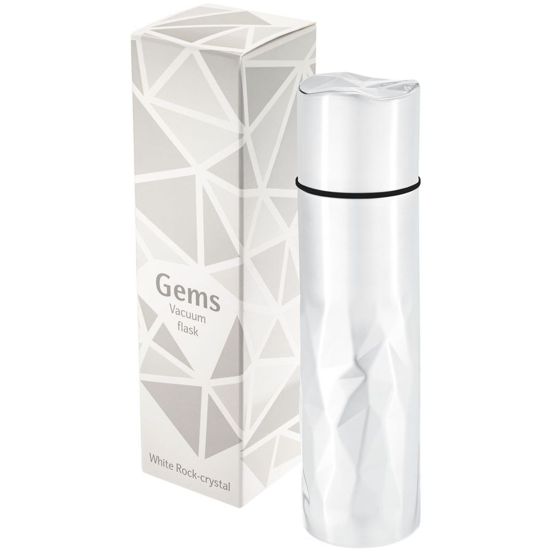 Термос Gems White Rock Сrystal  белый горный хрусталь