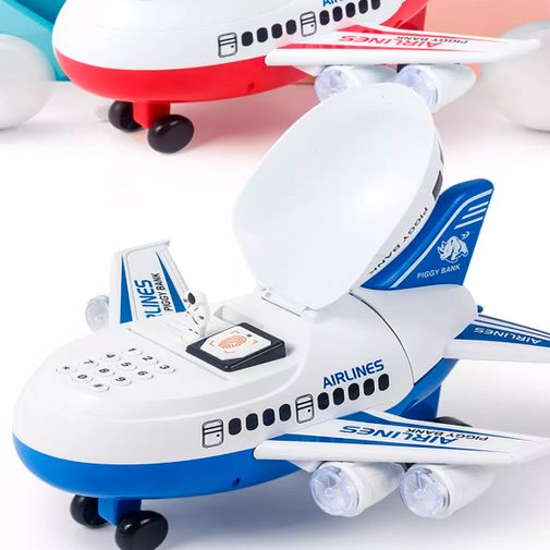 Копилка с кодовым замком Самолет