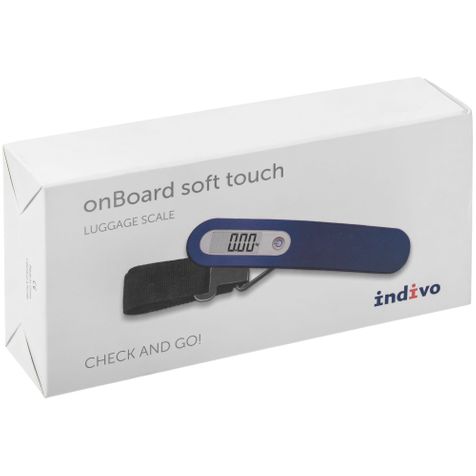 Дорожные весы onBoard Soft Touch (Черный)