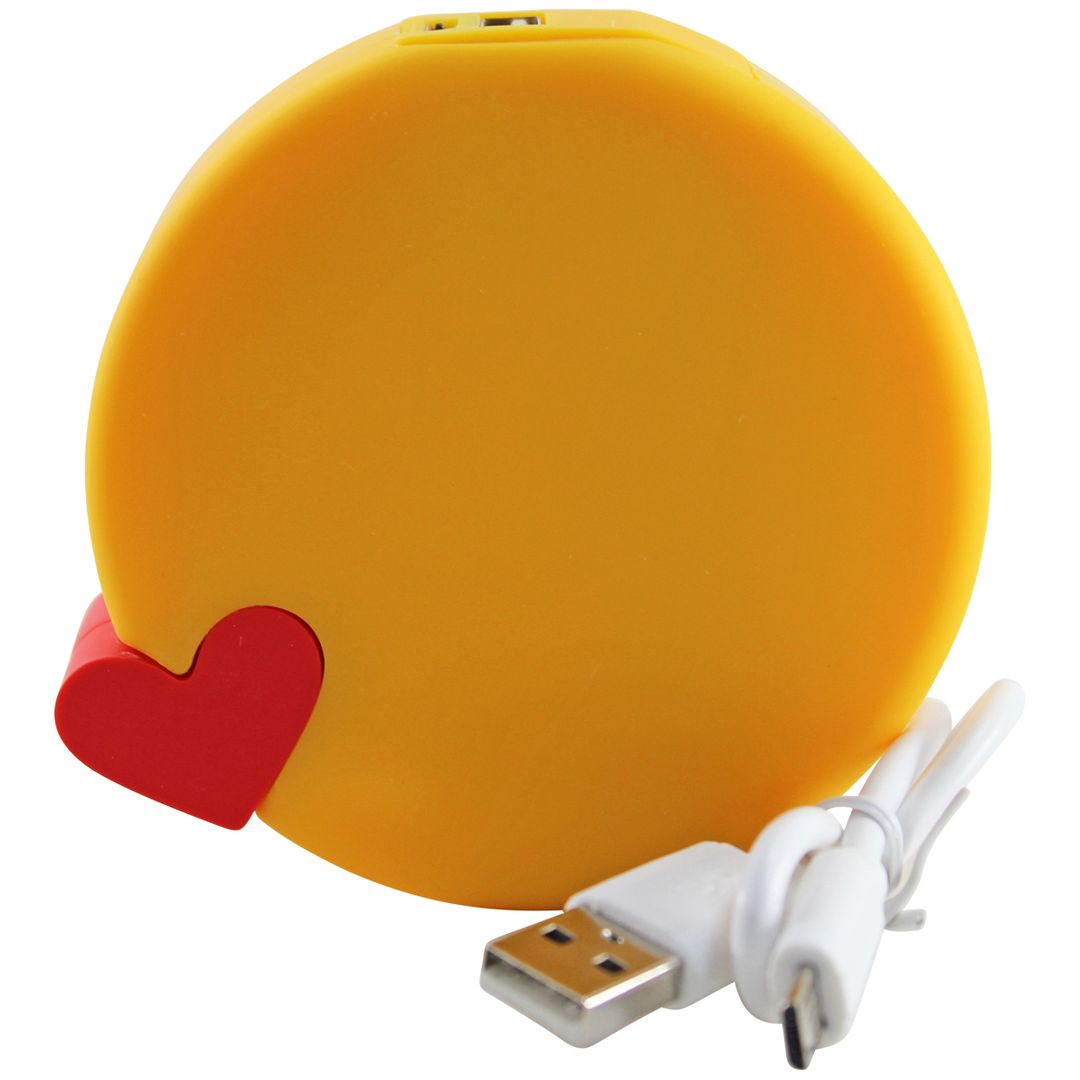Внешний аккумулятор Power Bank Emoji Поцелуйчик