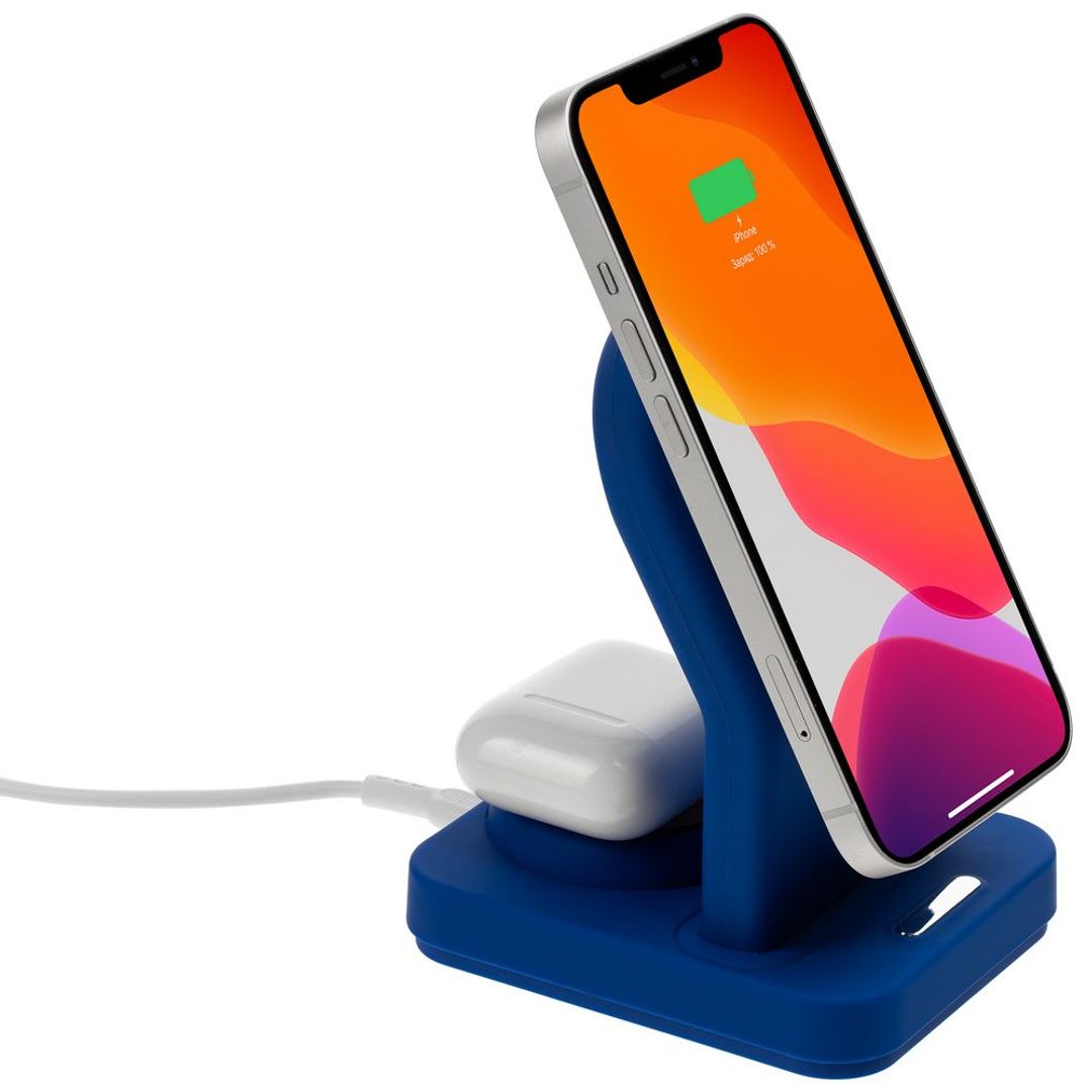 Зарядная станция с подсветкой Cooper Duo (Синяя) Зарядная станция с подсветкой Cooper Duo (Синяя)