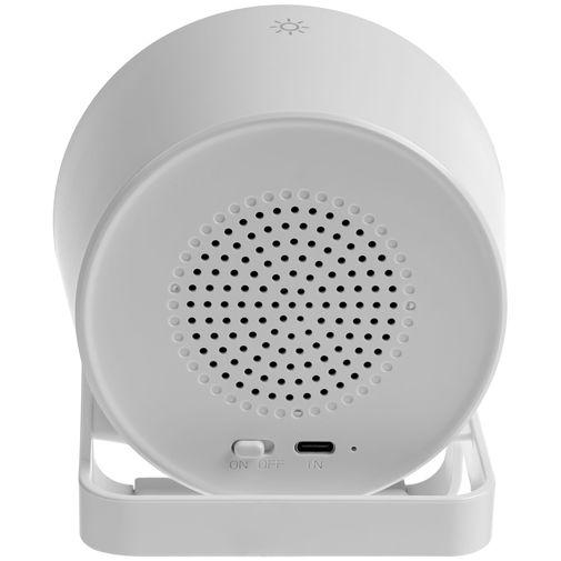 Лампа с колонкой и беспроводной зарядкой moonLight Лампа с колонкой и беспроводной зарядкой moonLight