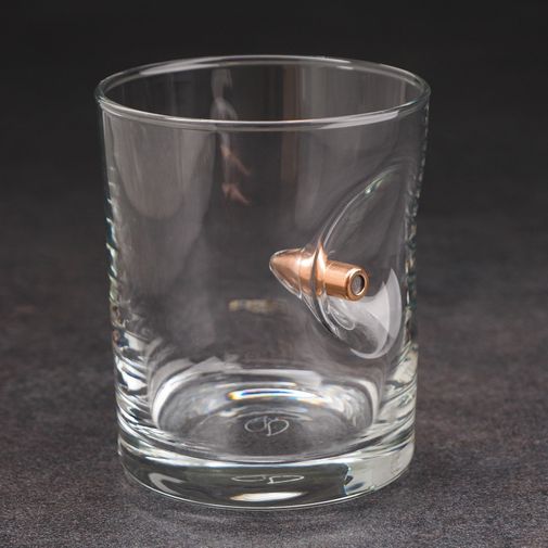 Стакан для виски с пулей
