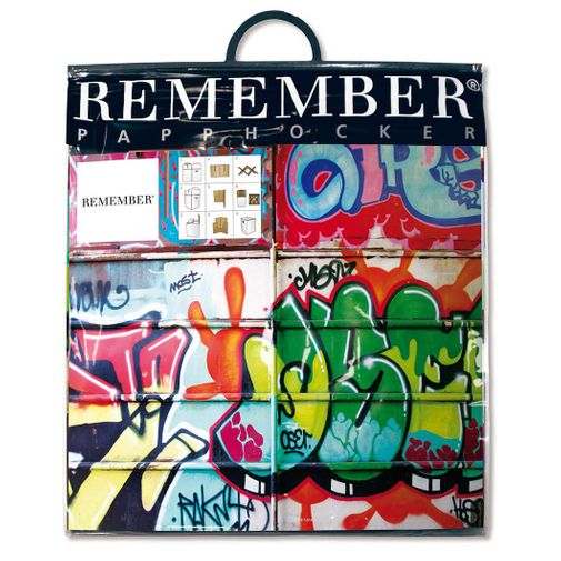 Складной картонный табурет Graffiti