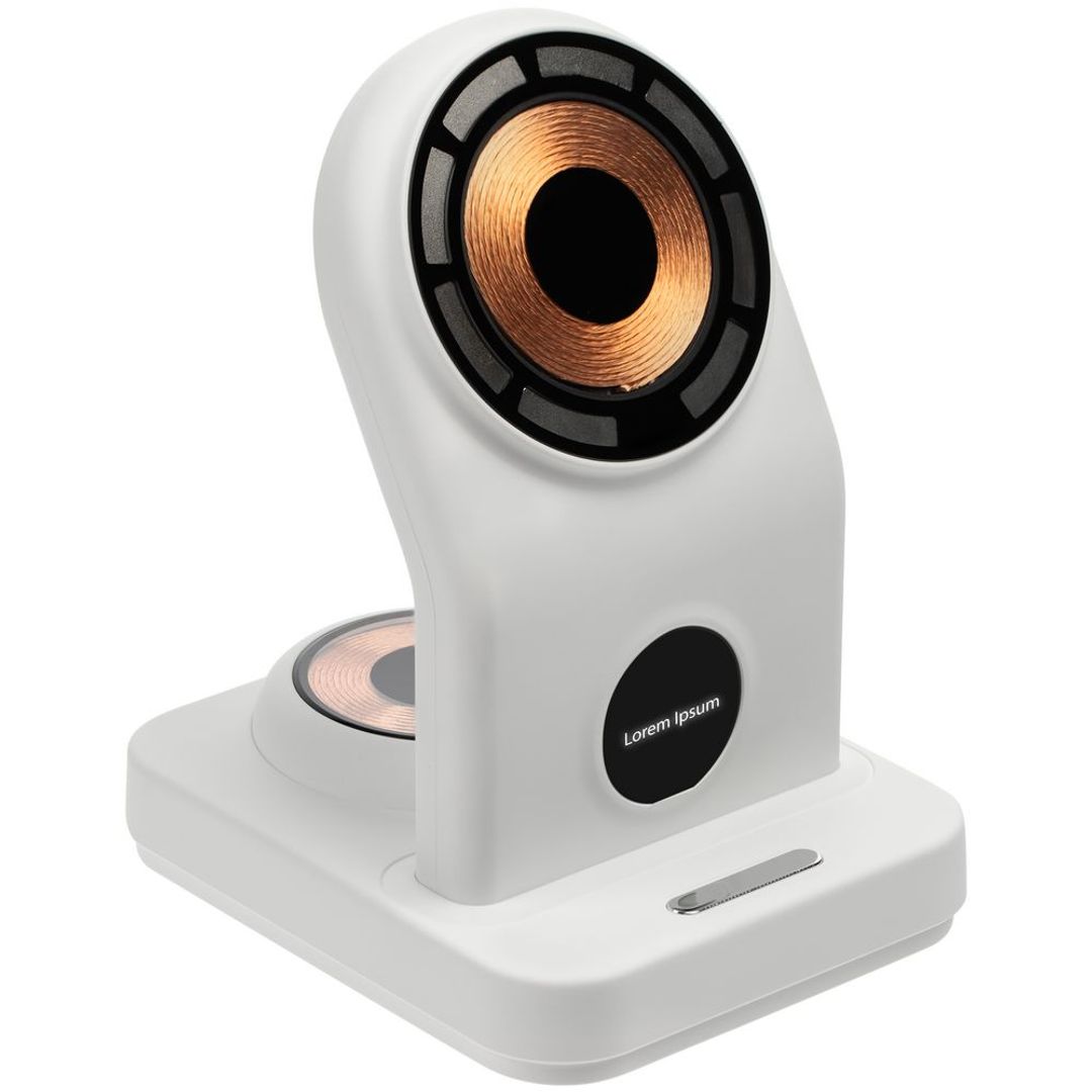 Зарядная станция с подсветкой Cooper Duo (Белая)