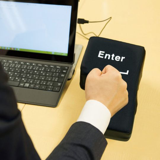 Гигантская антистресс кнопка Enter