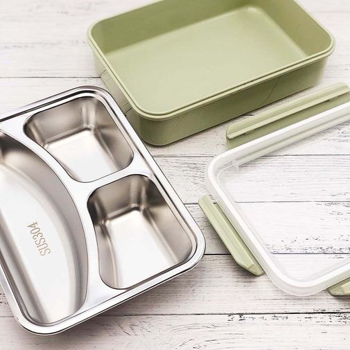 Ланч-бокс Steel (3 секции) Ланч-бокс Steel (3 секции)