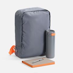 Подарочный набор Flexpen Travel (серый с оранжевым) Подарочный набор Flexpen Travel (серый с оранжевым)