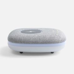 Bluetooth-колонка с беспроводной зарядкой и подсветкой Terrafonic (серый)