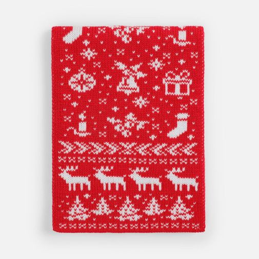 Шарф Holidale (красный с молочным) Шарф Holidale (красный с молочным)