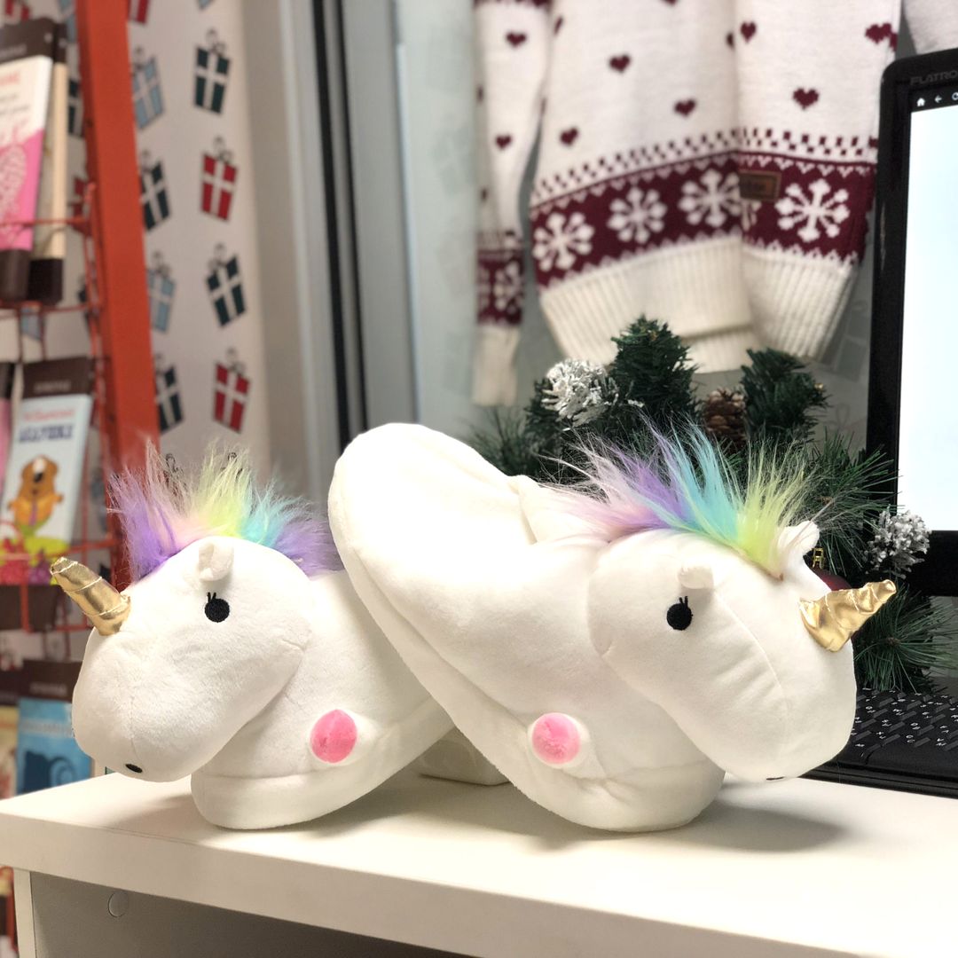 Тапочки Радужные единороги