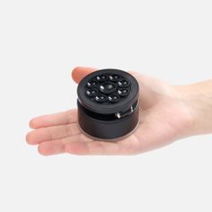 Вакуумная магнитная подставка airFix (черный с серым)