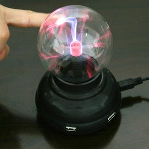 USB Плазменный шар с USB-хабом USB Плазменный шар с USB-хабом