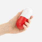 Сквиш-антистресс Пилюля (белый с красным) Сквиш-антистресс Пилюля (белый с красным)