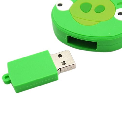 Флешка Angry Birds Свинка c короной 4 Гб